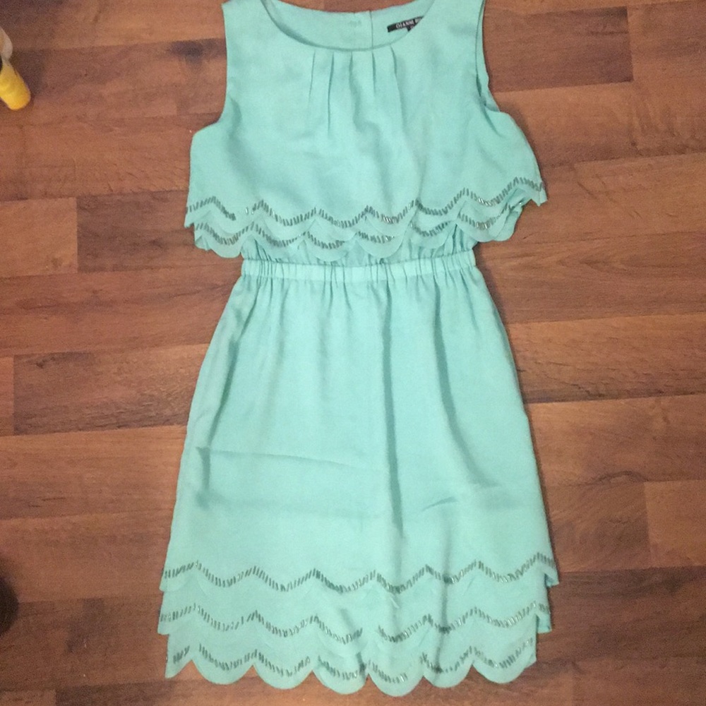 Gianni Bini adorable sea foam green dress